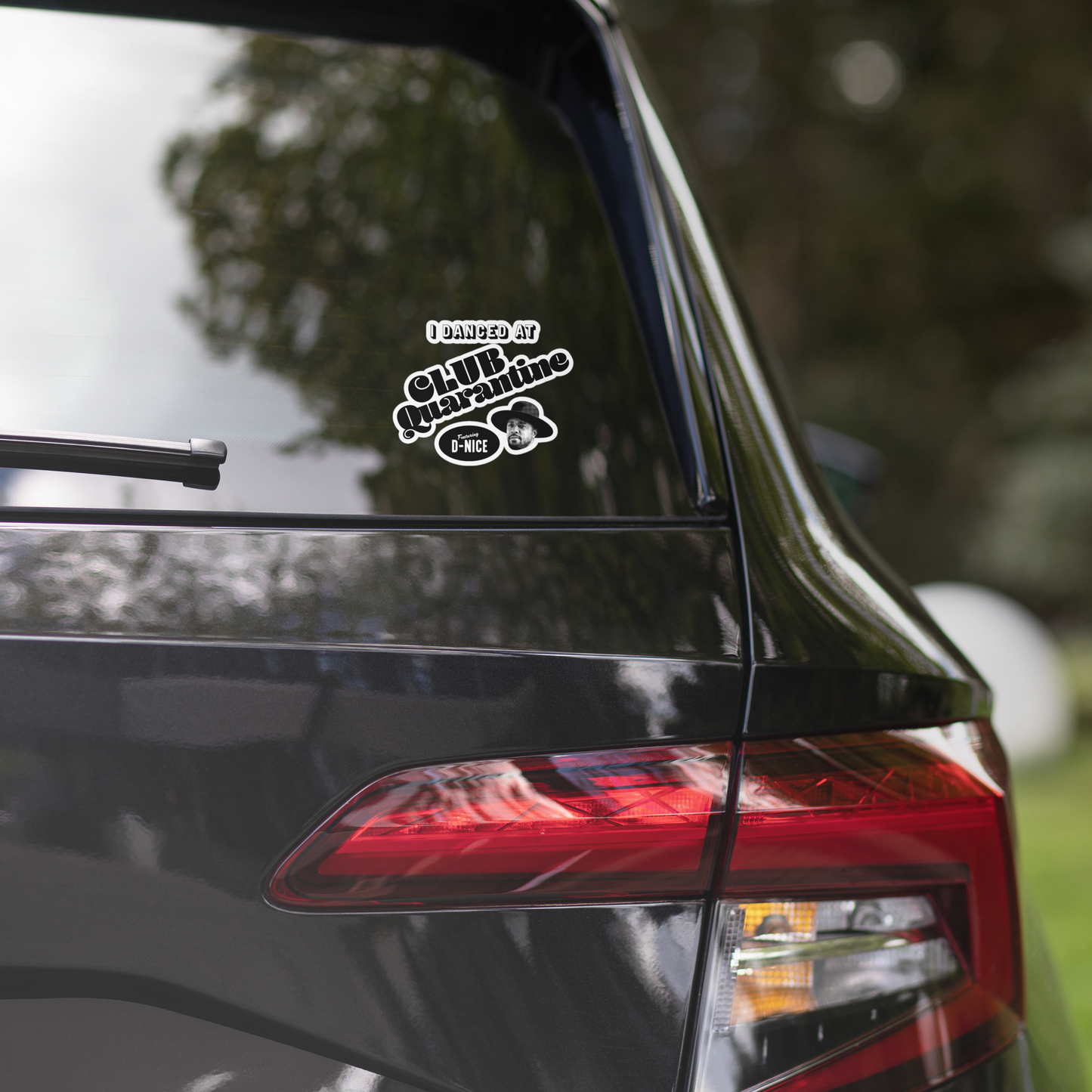 I Danced At Club Quarantine - Vinyl Stickers
