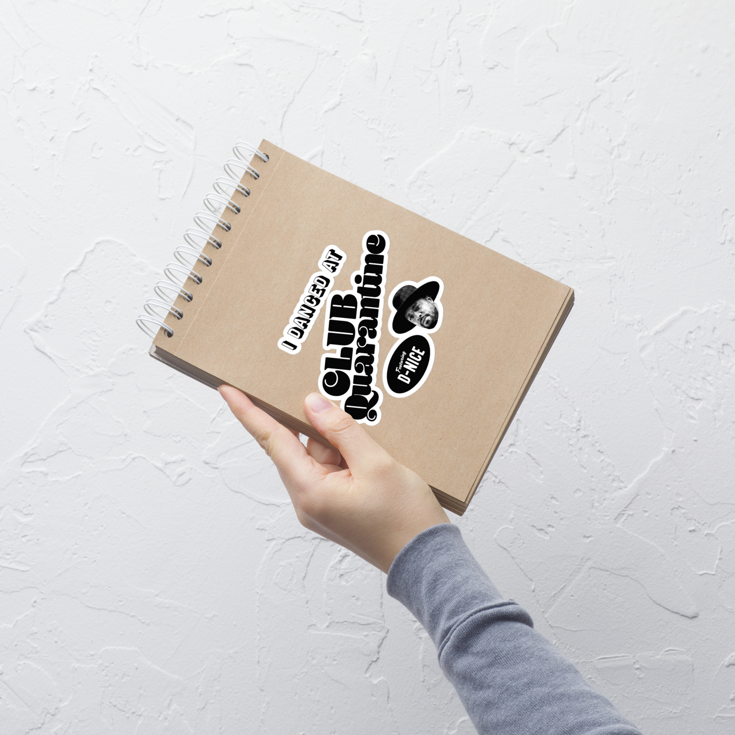I Danced At Club Quarantine - Vinyl Stickers
